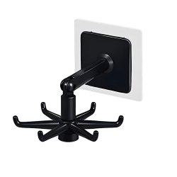 آویز دیواری پایه چرخان کفگیر و ملاقه پشت چسب دار